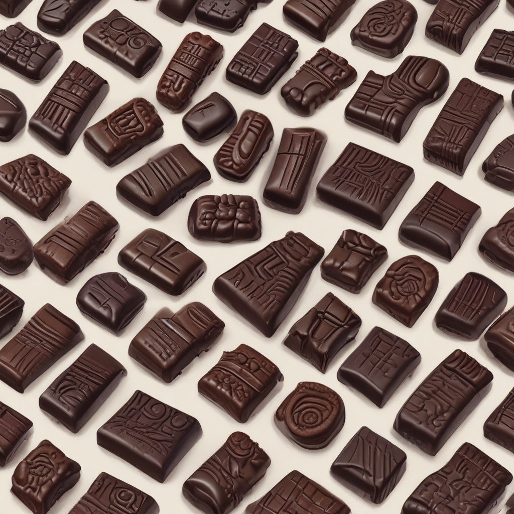 Dark chocolate ready for swap